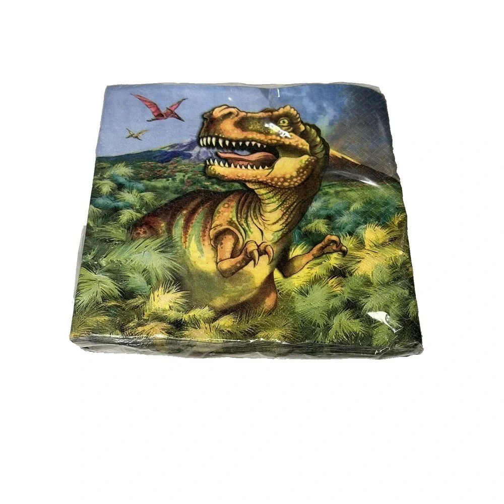 party paper napkins‎ dinosaurs 20 count pack